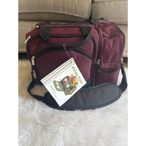 Picnic Time Malibu cooler picnic basket - Picture 1 of 8